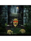 Halloween Zombie Groundbreaker Yard Prop with Scream and Red Eyes