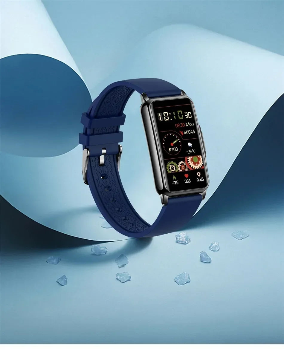 Riafu Smartwatch for Men & Women – Full Touch Fitness & Health Tracker