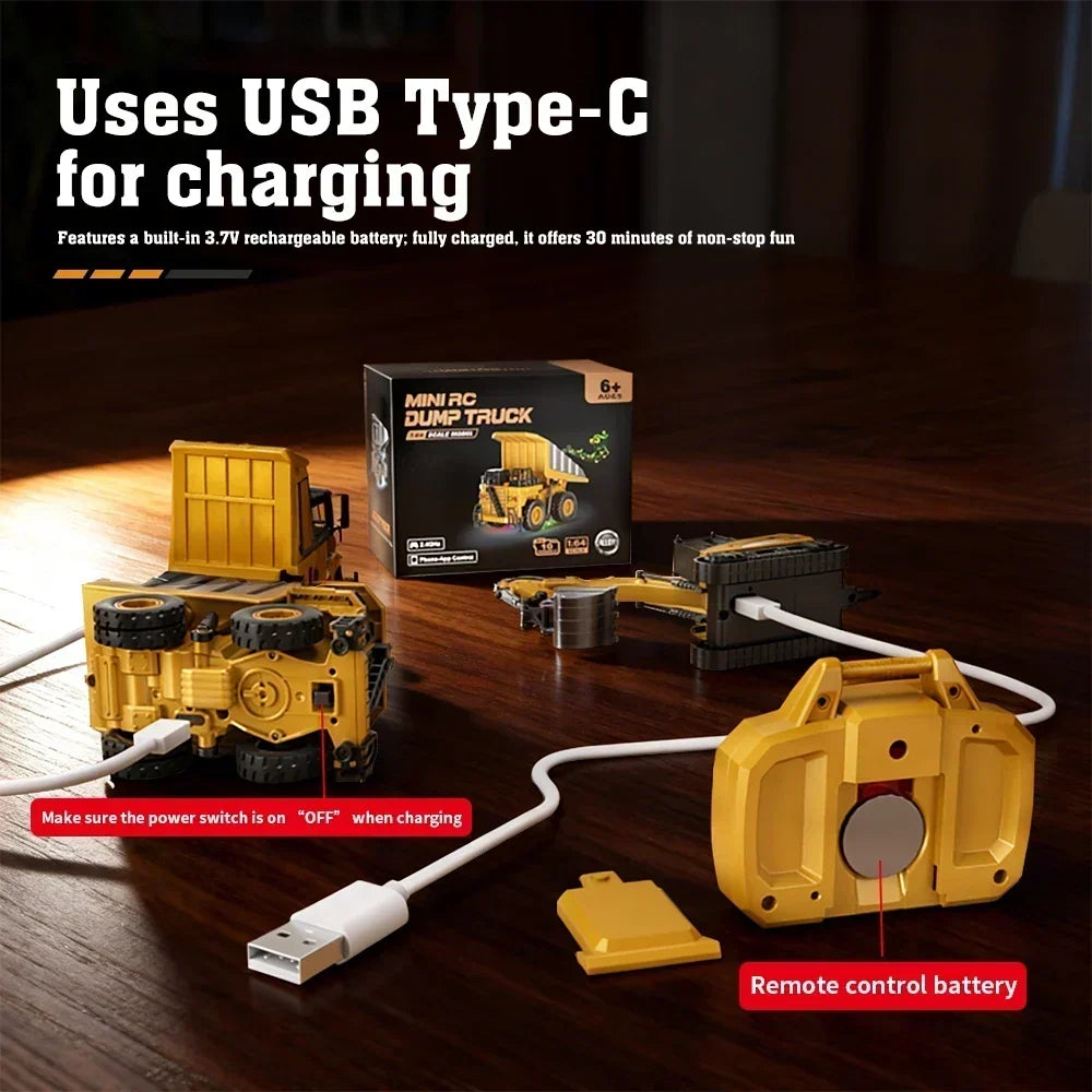 Mini Remote Control Construction Vehicles