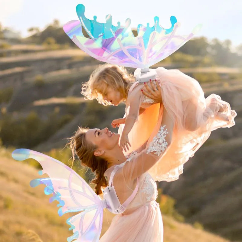 Riafu Electric Colorful Kids / Adults LED Fairy Wings Costume