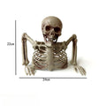 Halloween Half Body Skeleton Graveyard Prop, Buried Skull Decor