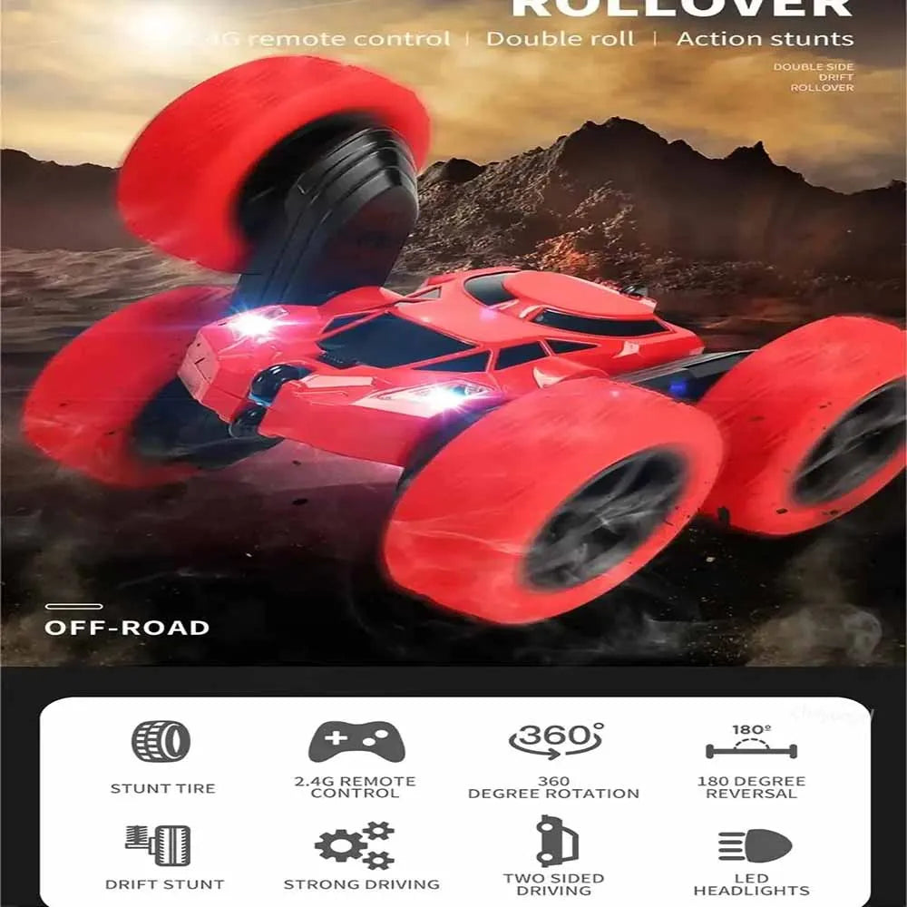 Double-Sided Remote Control Stunt Car