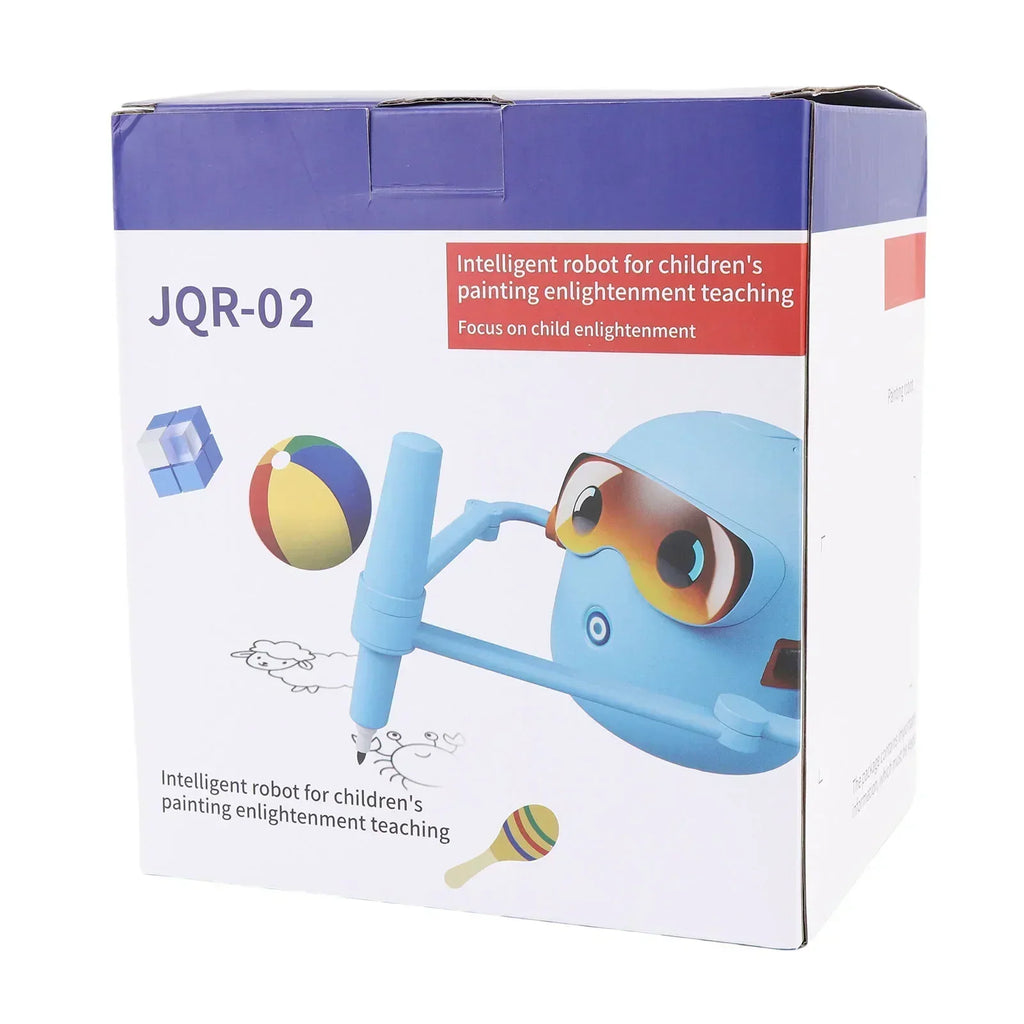 Kids Drawing Robot with 100 Activity Cards