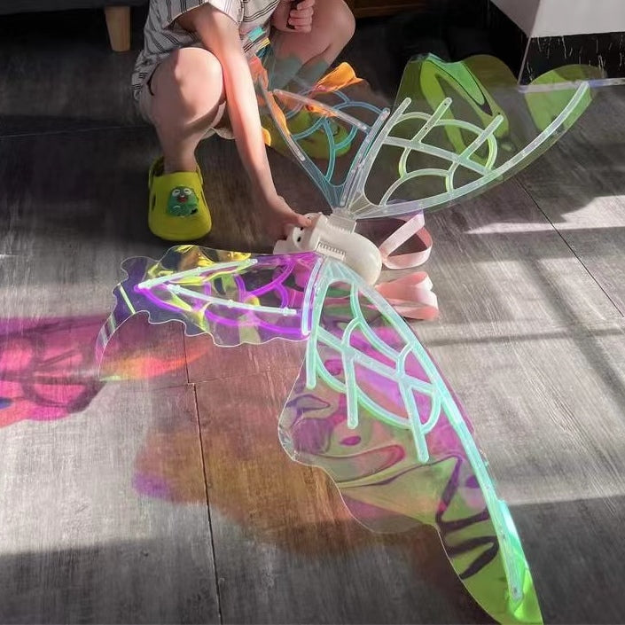 Riafu Electric Colorful Kids / Adults LED Fairy Wings Costume