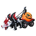 12 ft Halloween Inflatable Grim Reaper Dragon Carriage with LEDs