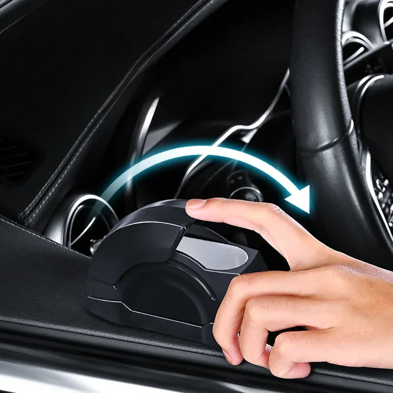 Windproof Car Ashtray | LED Illuminated With Door Mount Design