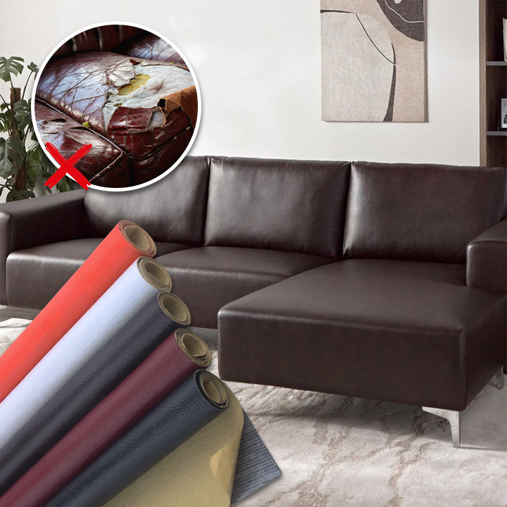 Riafu – Self-Adhesive Leather Patch | 50x138cm Durable Repair Solution for Quick Fixes