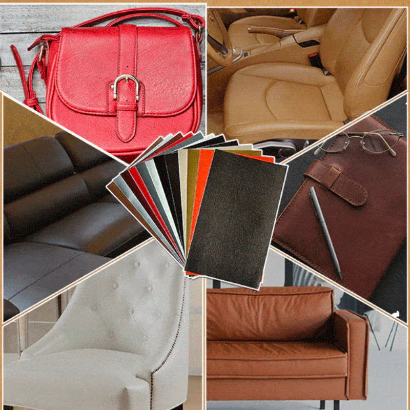Riafu – Self-Adhesive Leather Patch | 50x138cm Durable Repair Solution for Quick Fixes