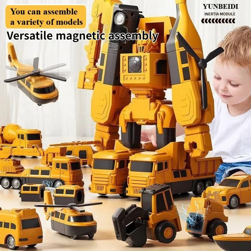 Magnetic Construction Vehicle Building Set