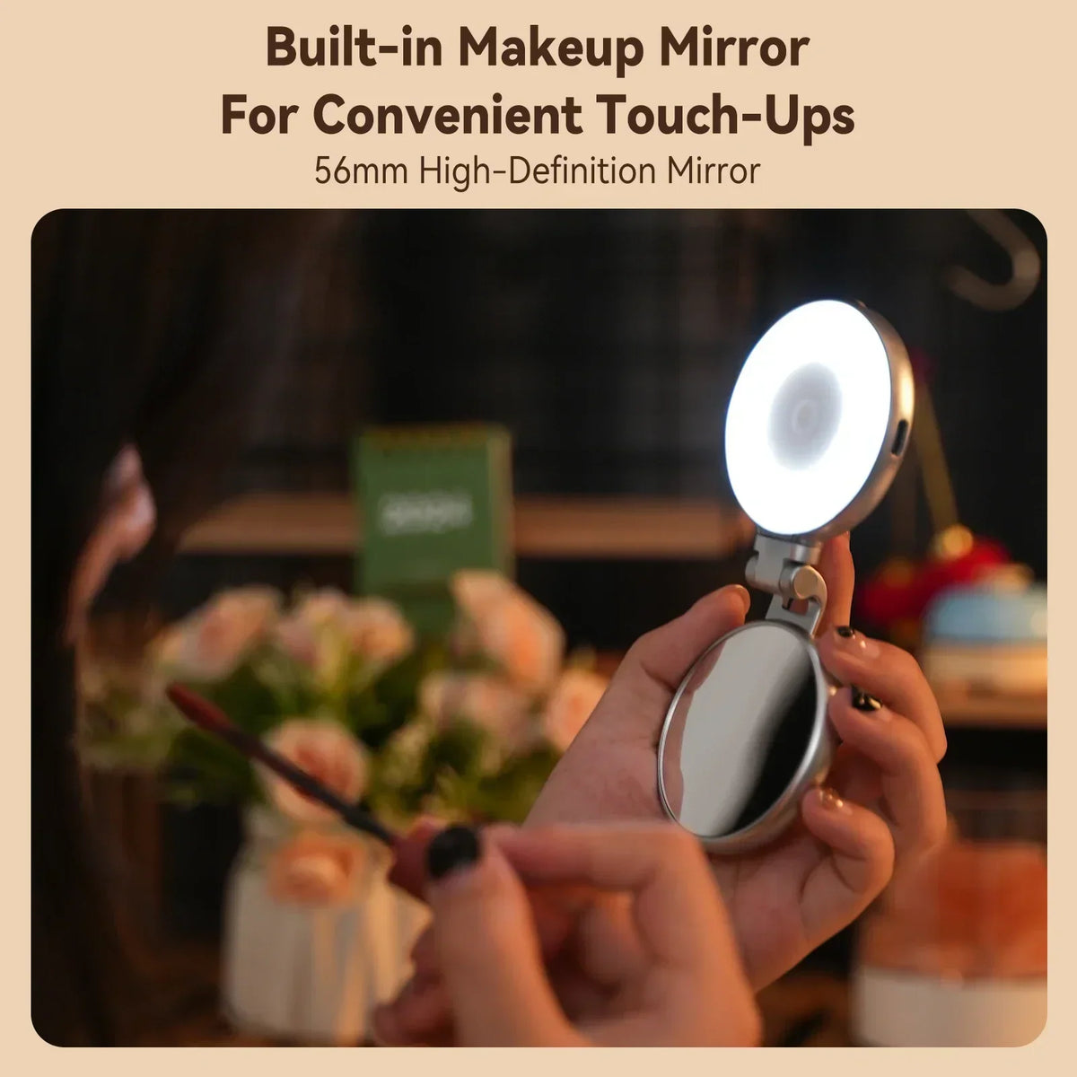 Magnetic Selfie Ring Light | Height Adjustable LED Phone Light