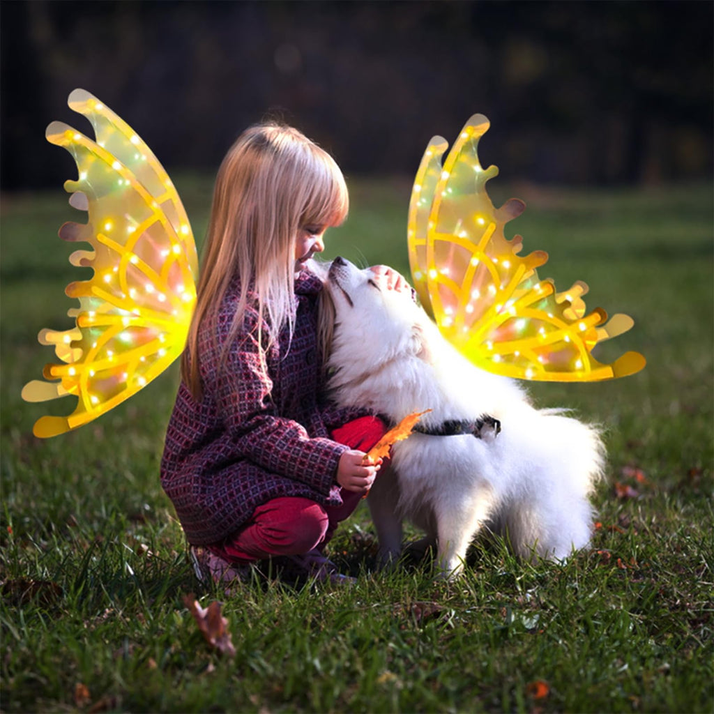Riafu Electric Colorful Kids / Adults LED Fairy Wings Costume