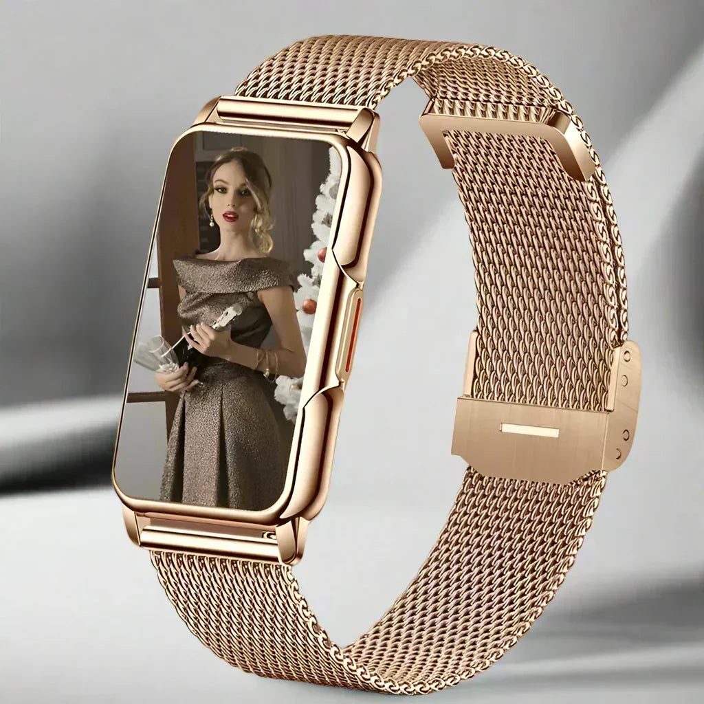 Riafu Smartwatch for Men & Women – Full Touch Fitness & Health Tracker