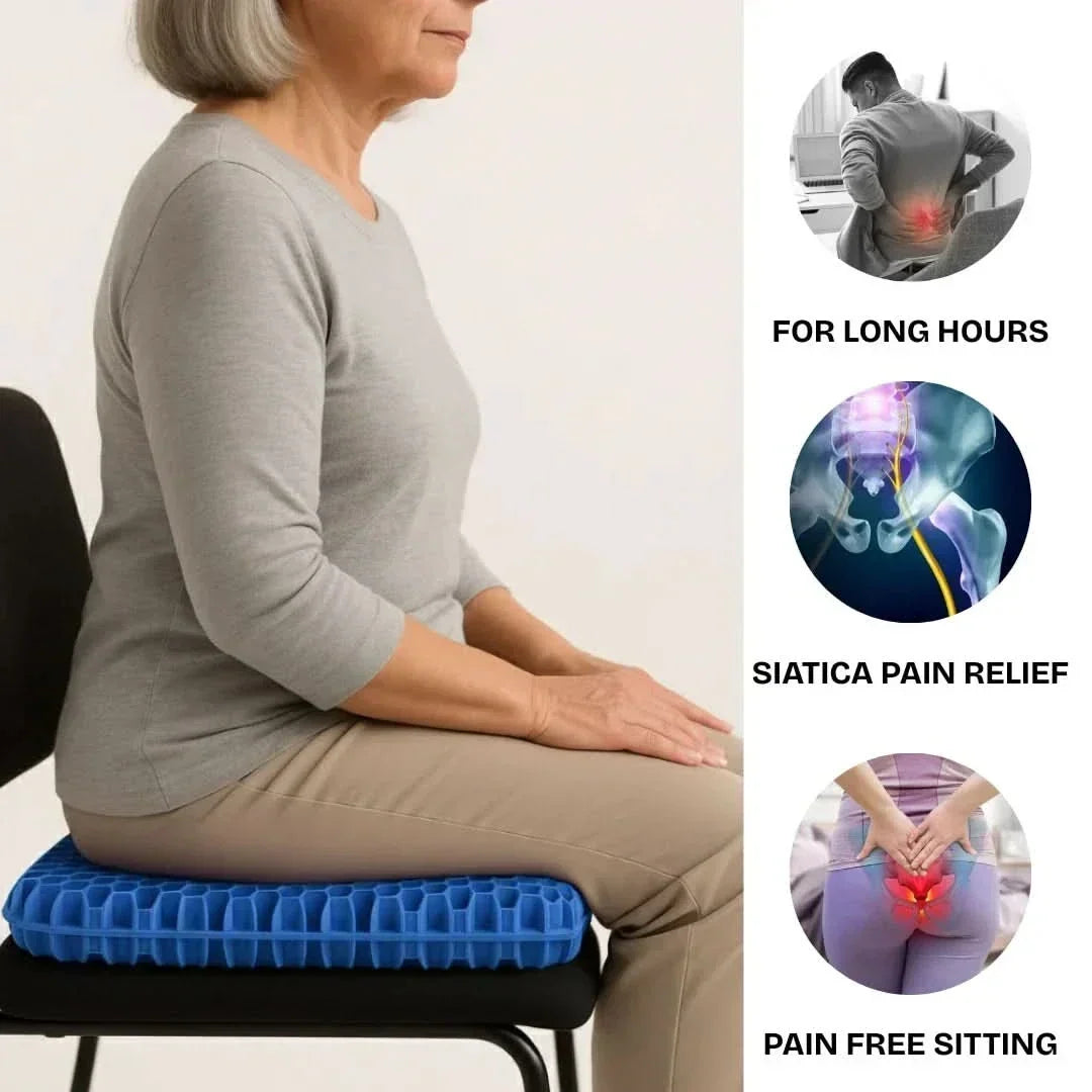 ComfortMax – Gel-Padded Seating Cushion