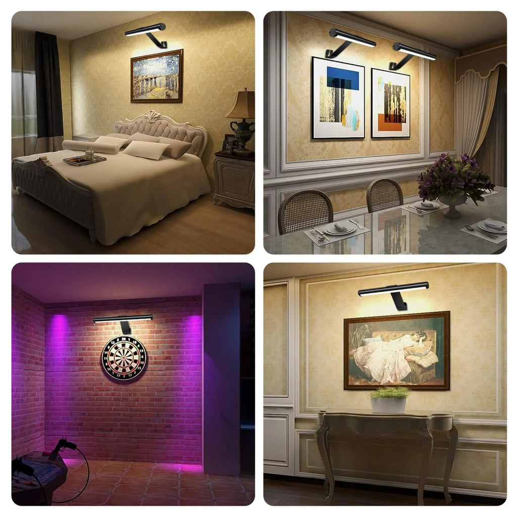 Cordless Rechargeable Wall Light with Motion Detection & Touch Control