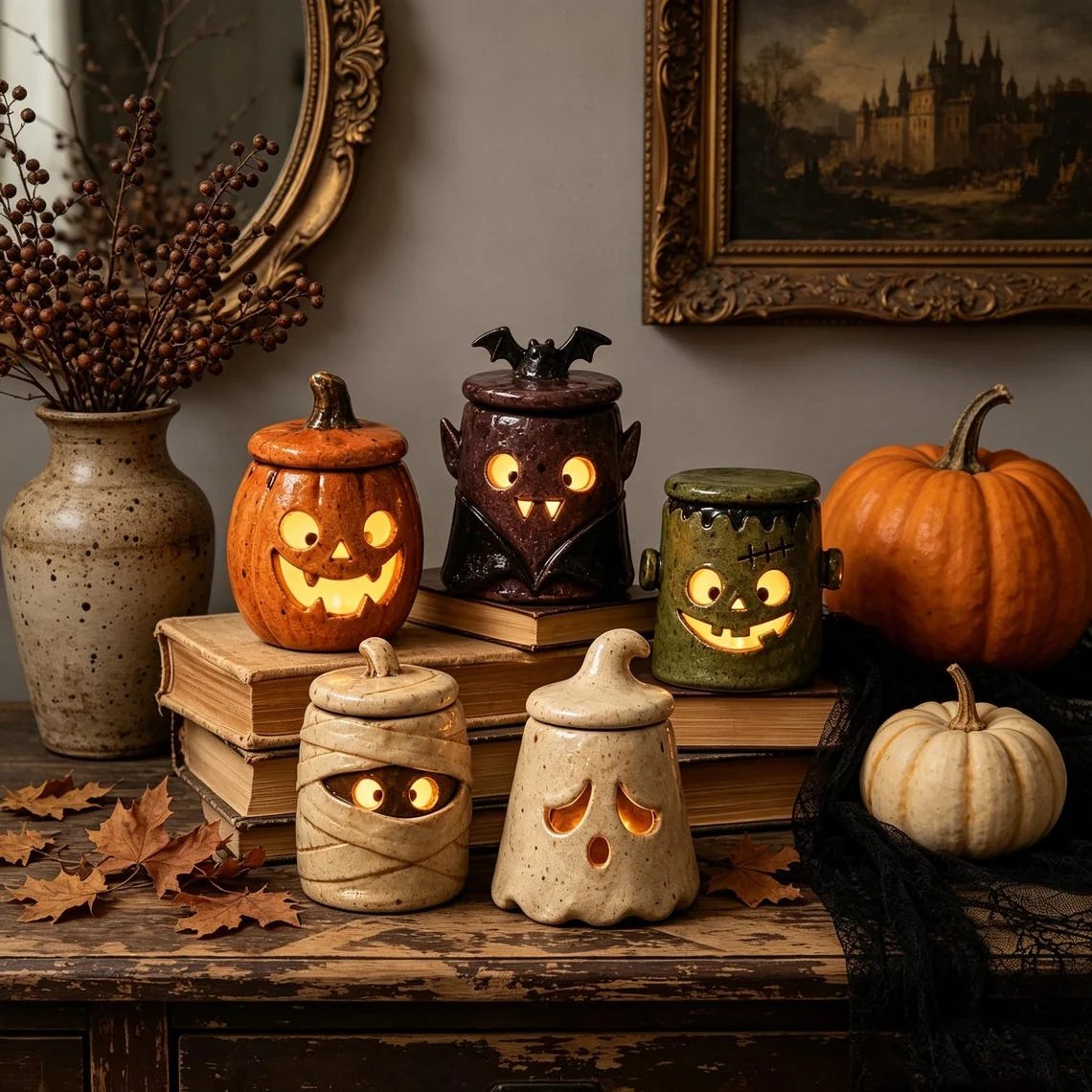 Riafu – Handcrafted Artisan Monster Tea Light Holder