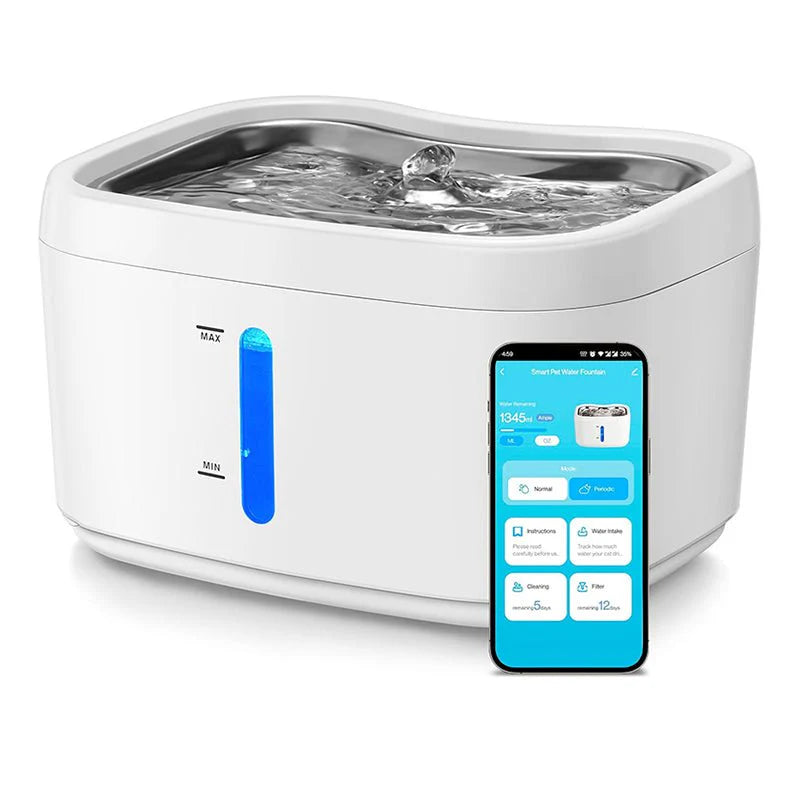 Pet Water Fountain with Smart Pump