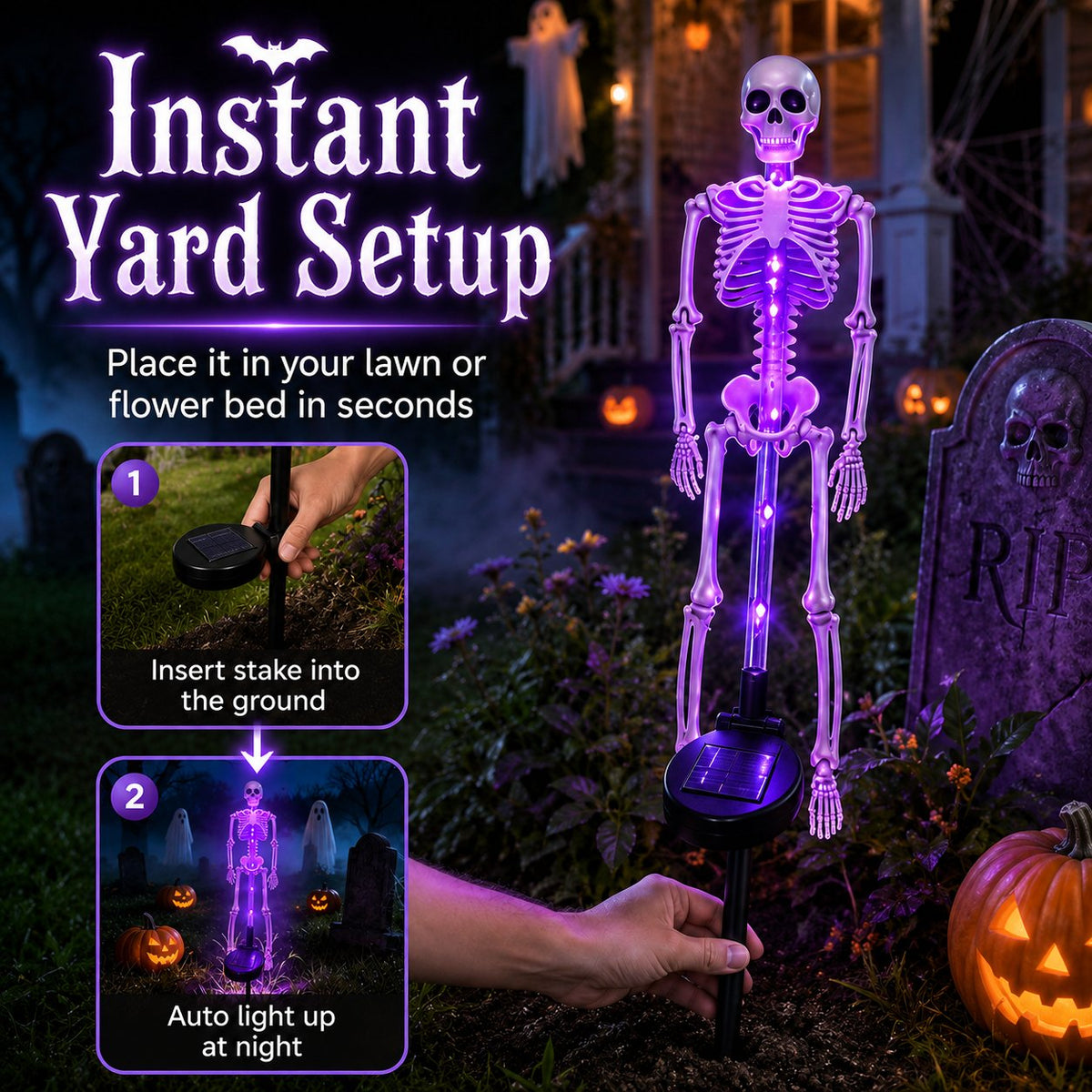 Riafu – LED Skeleton Yard Decor