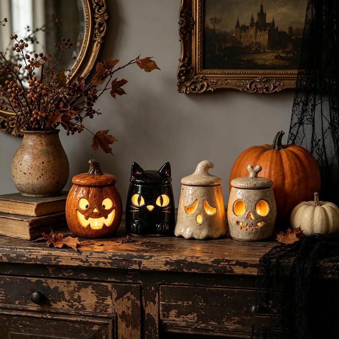 Riafu – Handcrafted Artisan Monster Tea Light Holder
