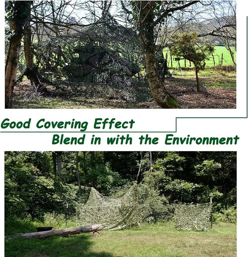 Riafu Camouflage Sun-protection Net for Garden or Camping