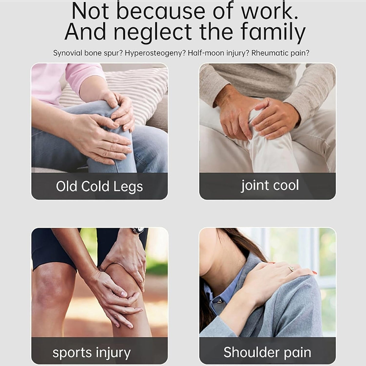 Wireless Knee Massager with Heating and Vibrations, USB-C