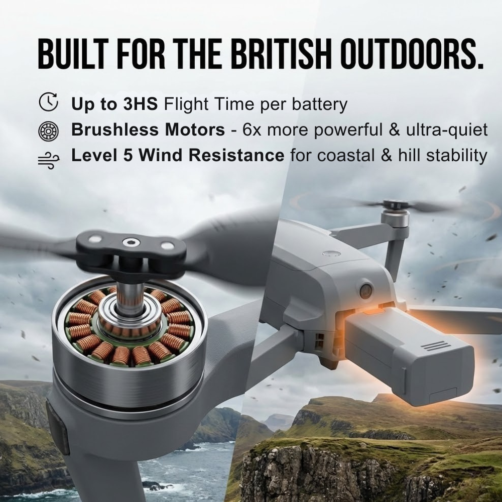 Camera Drone Foldable Quadcopter with GPS 3-Axis Gimbal and Obstacle Avoidance