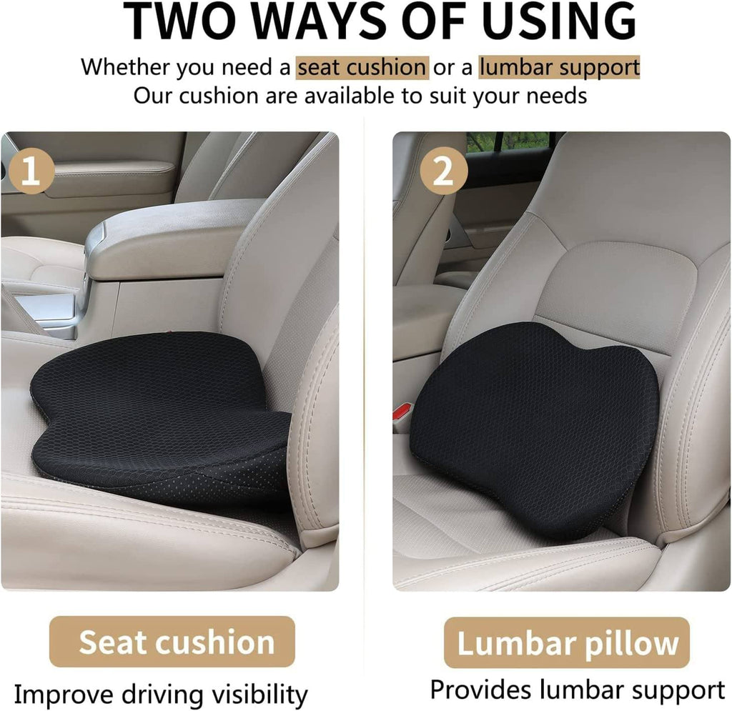 Riafu Car Booster Seat Cushion for Adults – Height & Comfort Support Pad