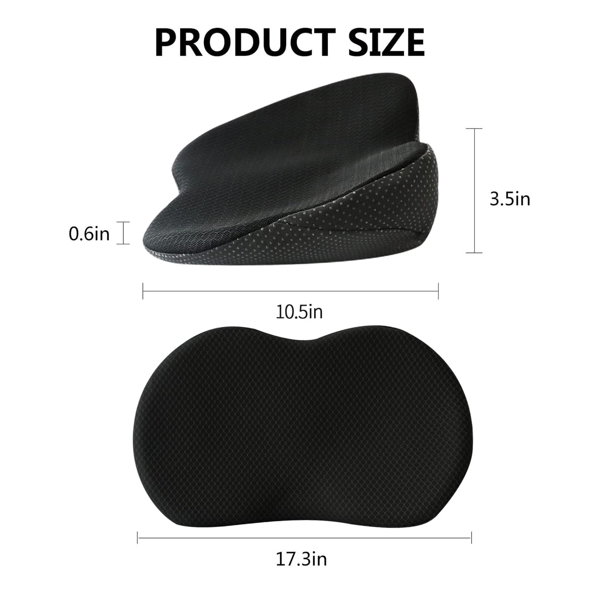 Riafu Car Booster Seat Cushion for Adults – Height & Comfort Support Pad