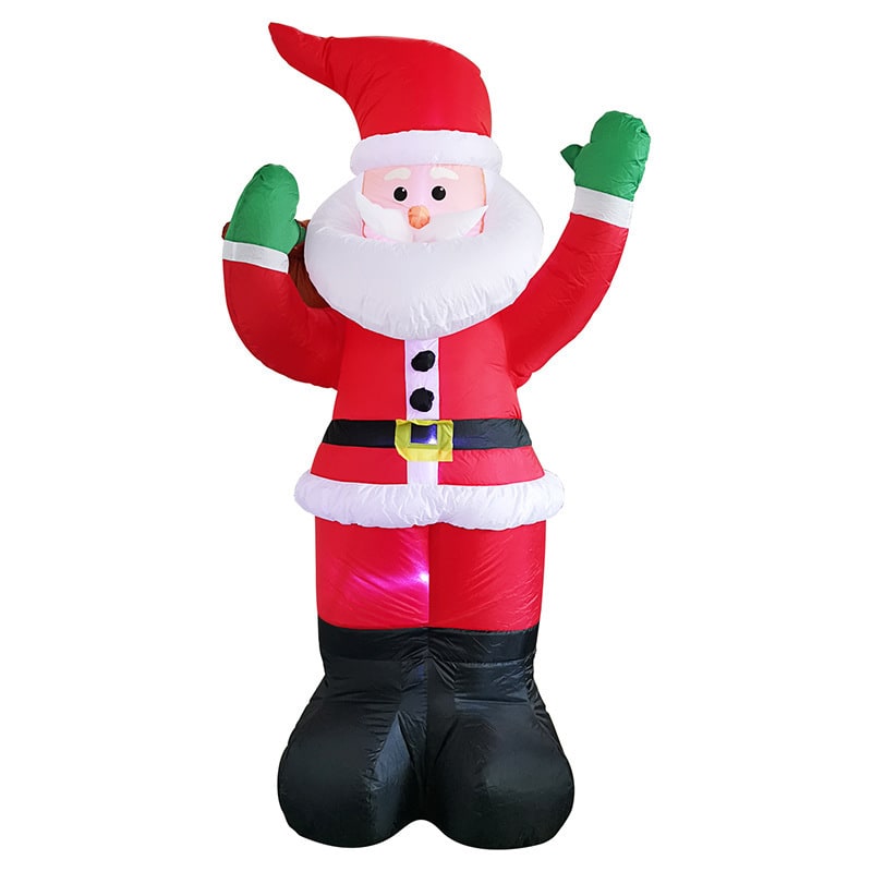 Christmas Yard Decorations Inflatable LED Lights Outdoor Lawn Display with Glowing Figures