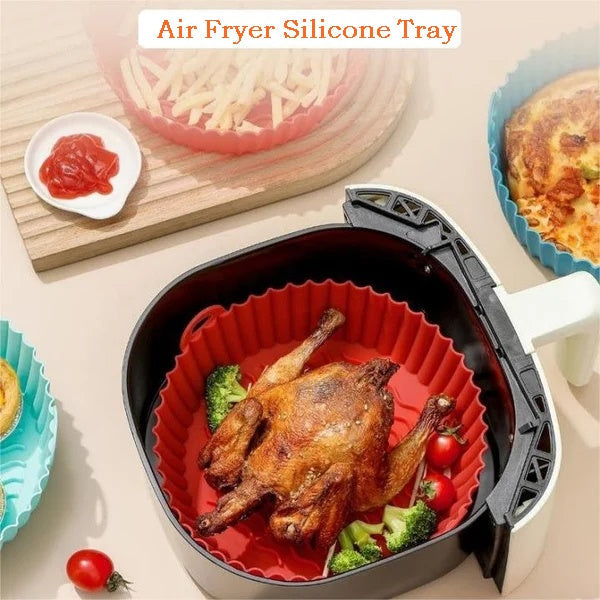 Riafu Reusable Air Fryer Silicone Tray