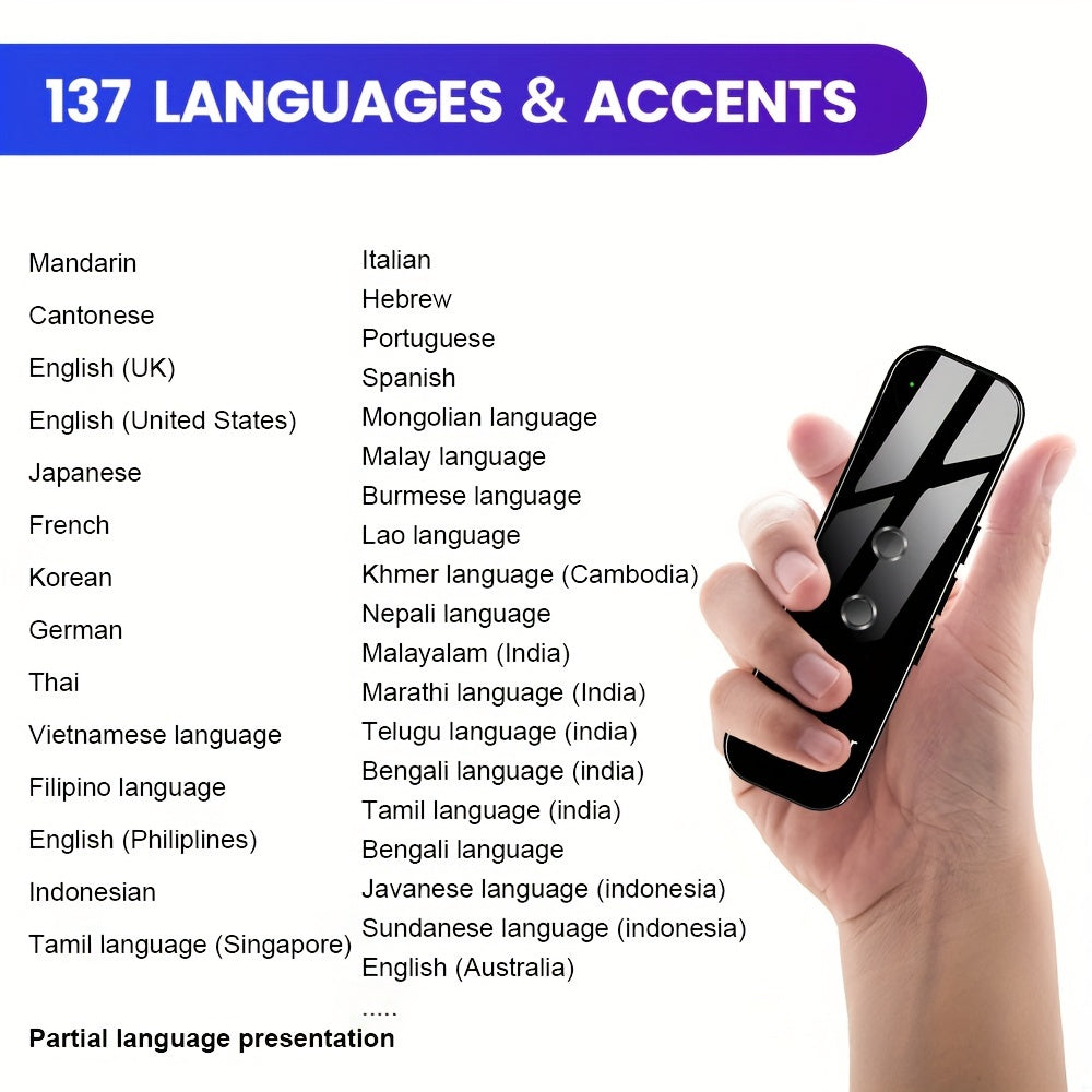 Smart Language Translator | Portable Two-Way Communication Device