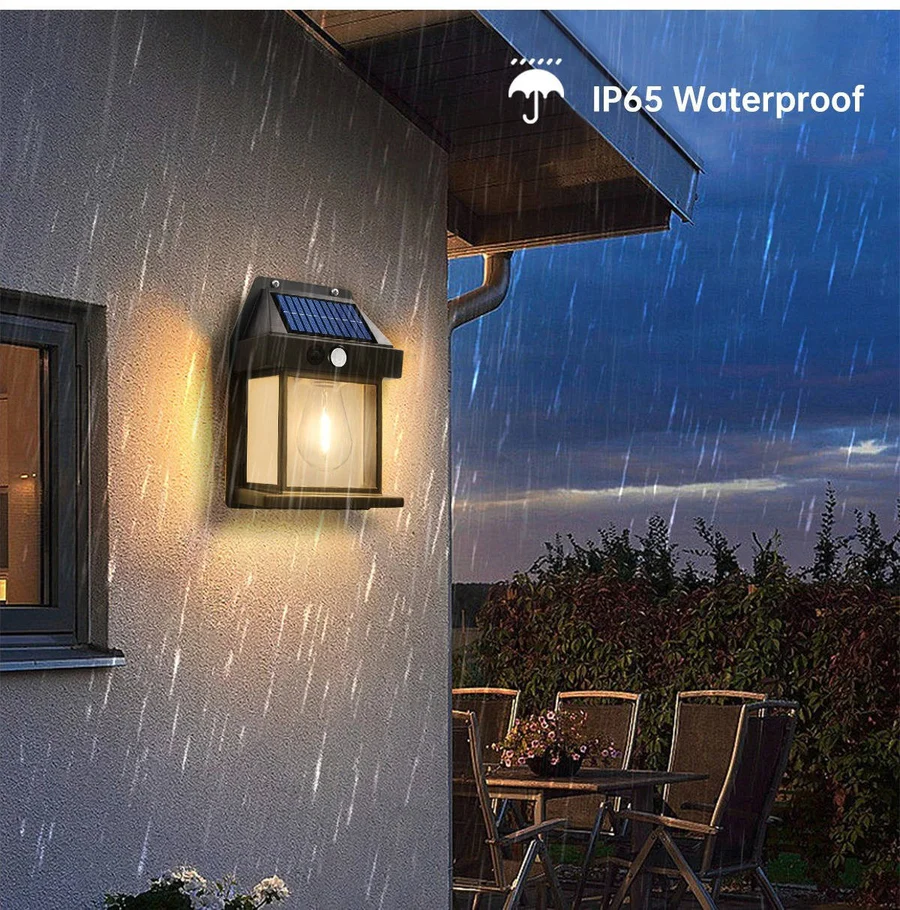 Riafu Solar Wall Lamp Outdoor, Set of 2