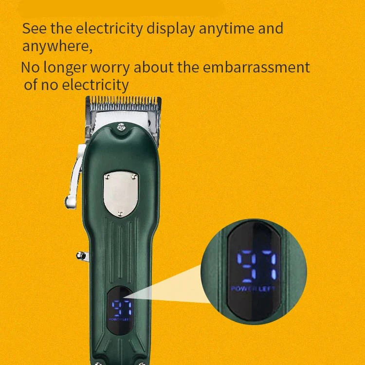 Riafu Dog Hair Clipper with Metal Housing – Rechargeable, Pro-Grade Pet Grooming Kit
