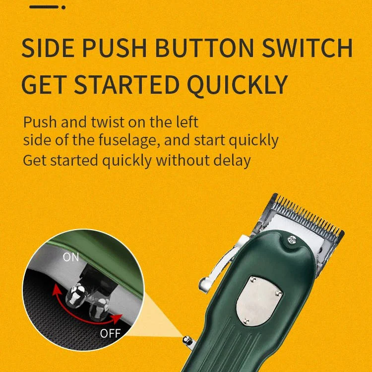 Riafu Dog Hair Clipper with Metal Housing – Rechargeable, Pro-Grade Pet Grooming Kit