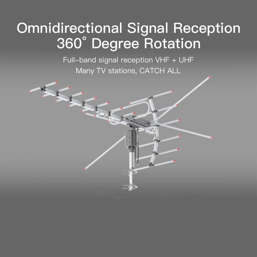 Riafu 900 Mile Outdoor HDTV Antenna – Digital HD TV Antenna for Free Local Channels