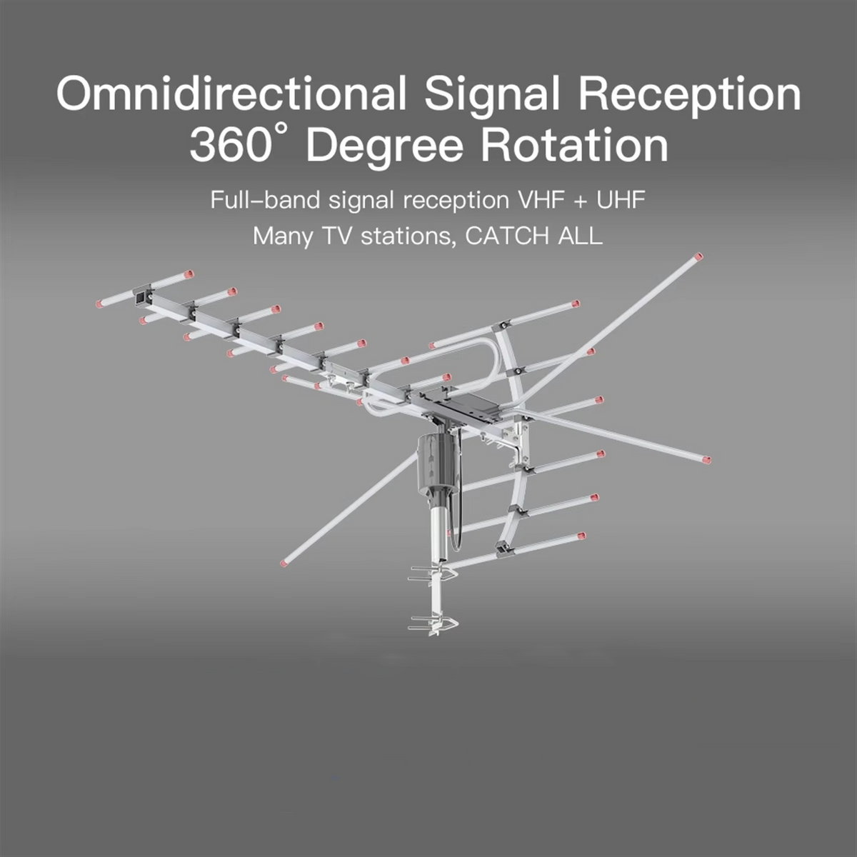 Riafu 900 Mile Outdoor HDTV Antenna – Digital HD TV Antenna for Free Local Channels