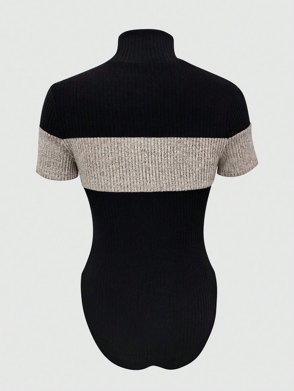 Riafu Striped Knitted Sports Jumpsuit with Contrasting-Color Slim-Fit Design