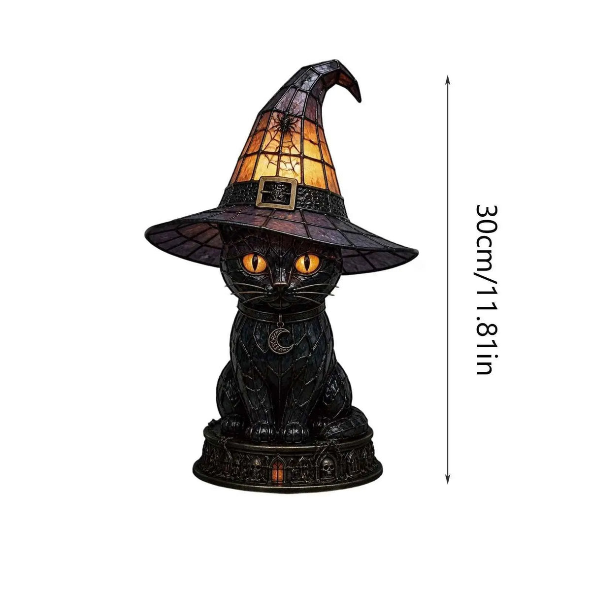 Riafu – Vintage Tiffany Style Cat Night Lamp
