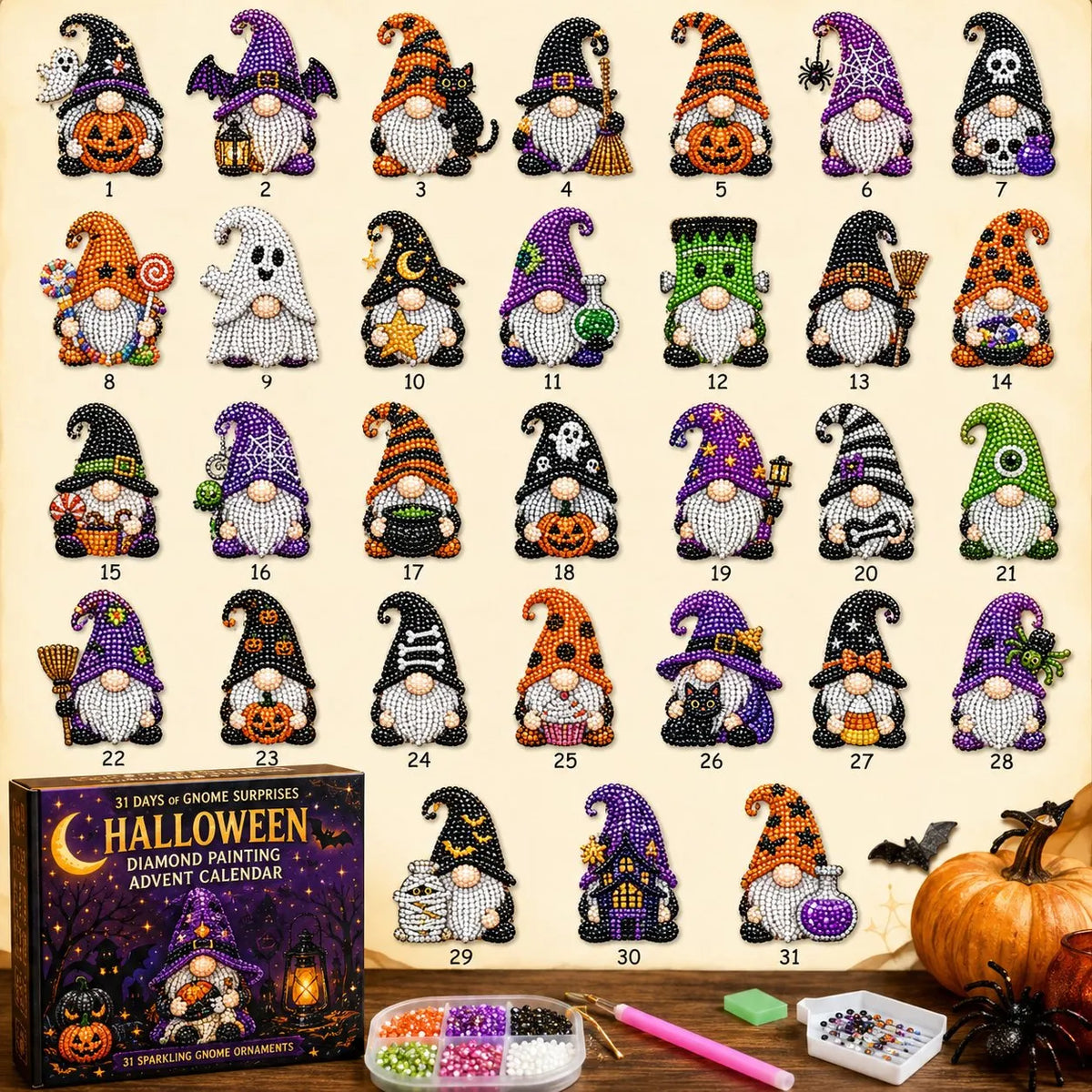 Riafu – Halloween Diamond Art Surprise Calendar