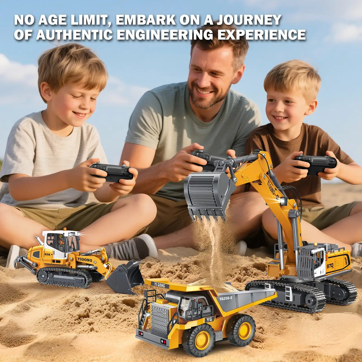Premium 1:50 Alloy RC Construction Series