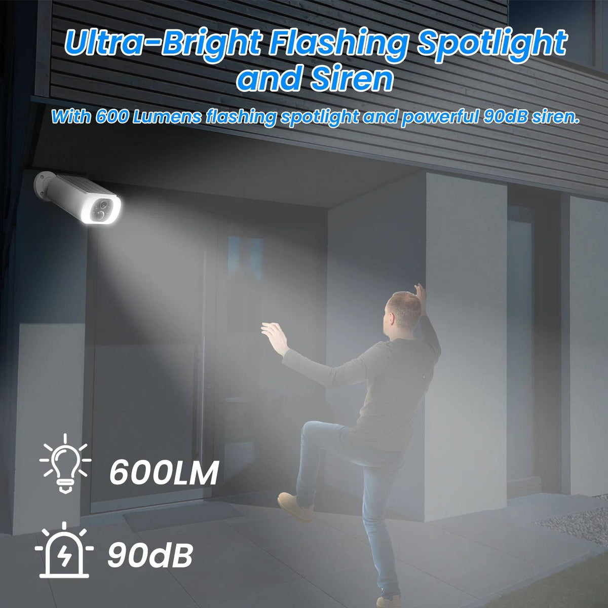 Riafu Outdoor Solar Security Cameras – Wireless Design with Motion Sensor & Night Vision