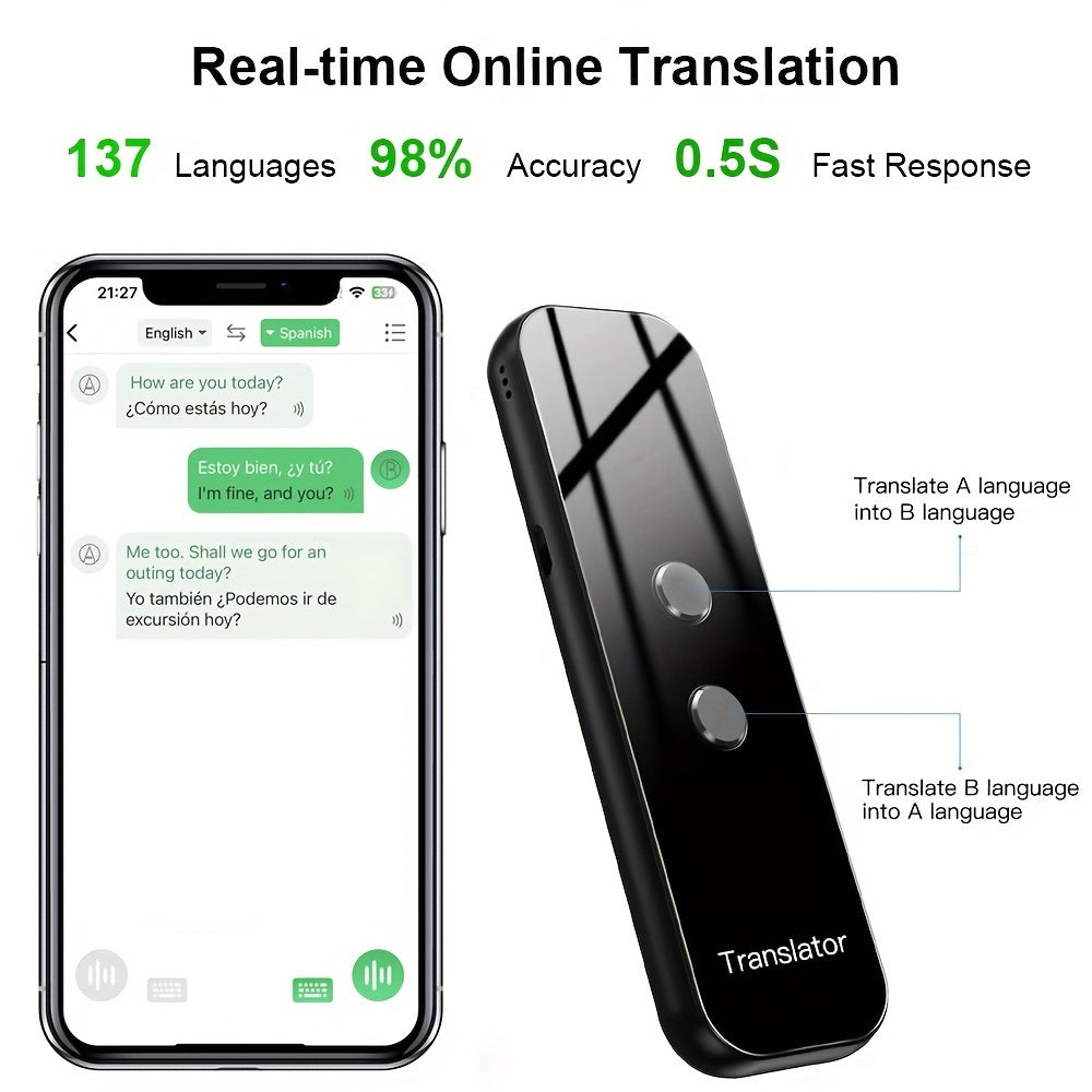 Smart Language Translator | Portable Two-Way Communication Device