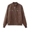 Riafu Long Sleeve Streetwear Polyester Casual Jacket Women's