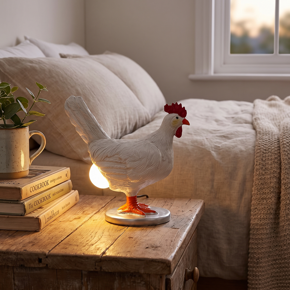 Chick Night Light Easter Decor Lamp