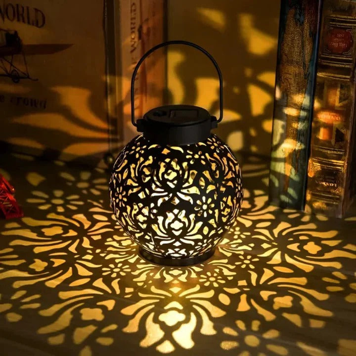 Riafu Designer Outdoor Weatherproof LED Solar Pendant Light