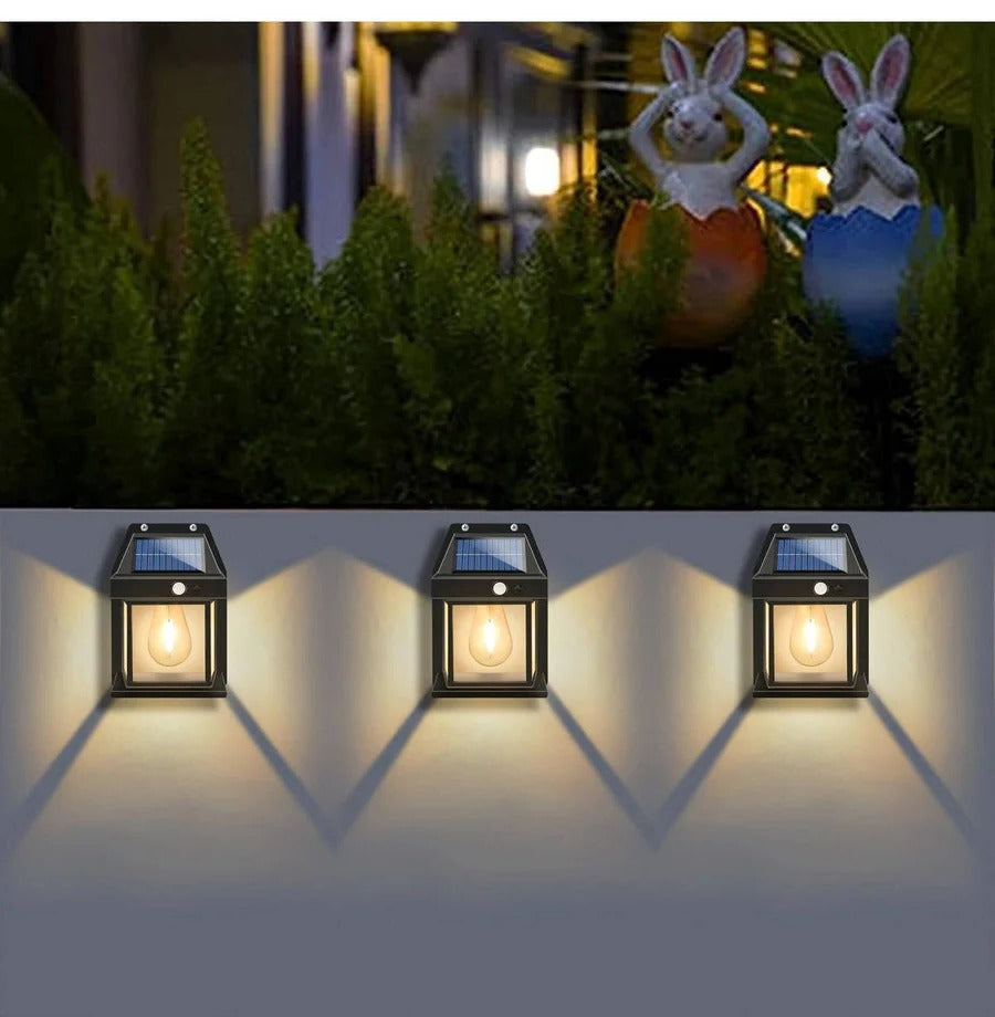 Riafu Solar Wall Lamp Outdoor, Set of 2