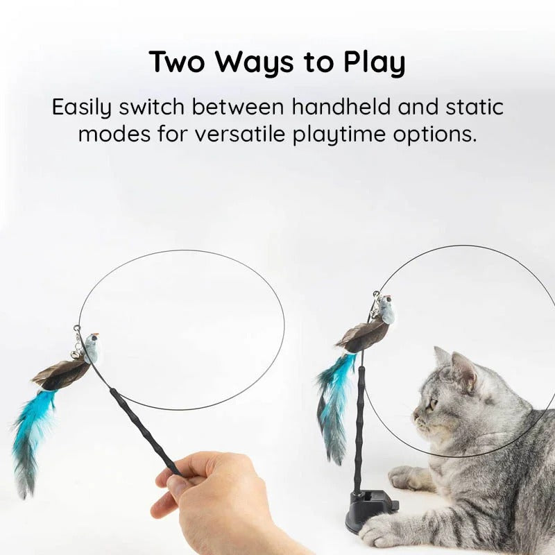 Bird Simulation Toy Set for Cats