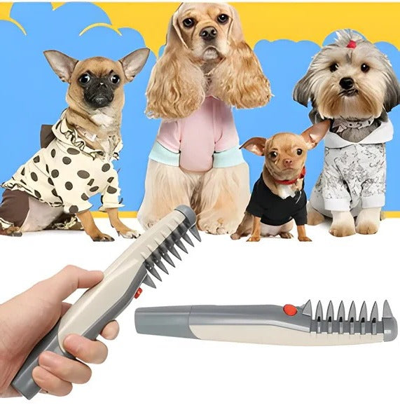 Riafu Anti Tangle Pet Grooming Rake For Dogs With Long Hair