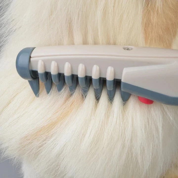Riafu Anti Tangle Pet Grooming Rake For Dogs With Long Hair