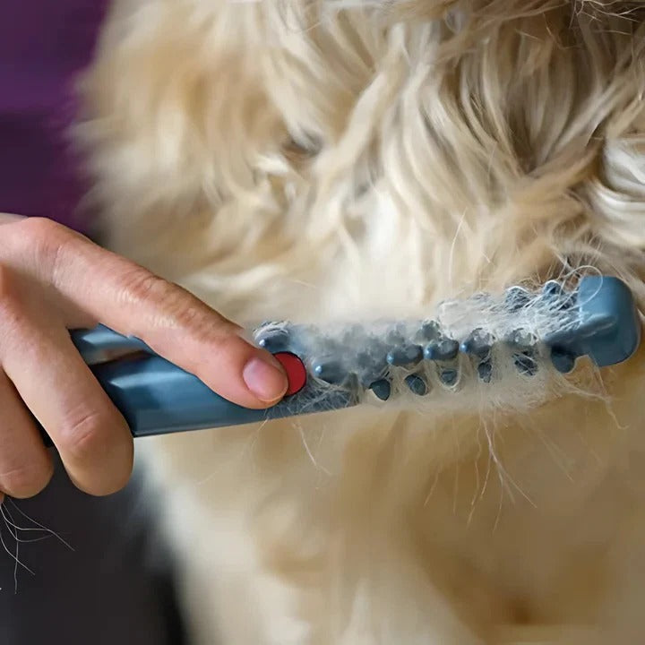 Riafu Anti Tangle Pet Grooming Rake For Dogs With Long Hair