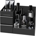 Bathroom Counter Organizer with Non-Slip Base and Multiple Compartments